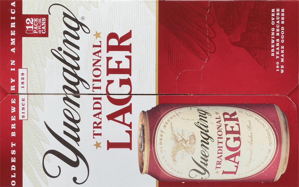 slide 2 of 9, Yuengling Traditional Lager Beer 12 - 12 fl oz Cans, 12 ct; 12 oz