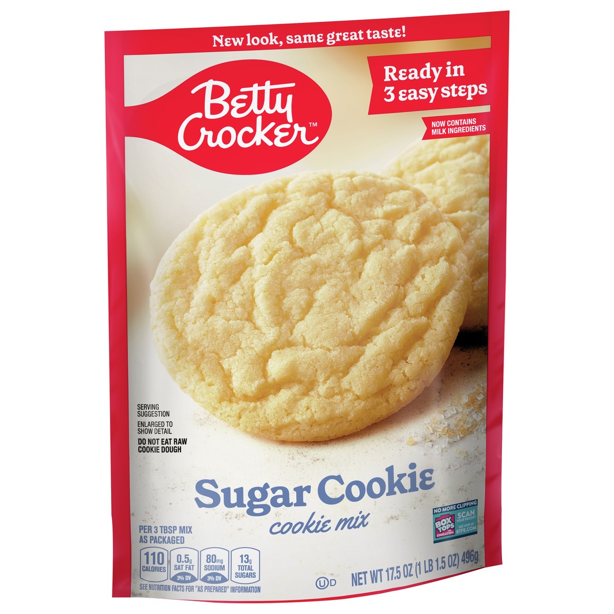 slide 2 of 9, Betty Crocker Sugar Cookies, Cookie Baking Mix, 17.5 oz, 17.5 oz