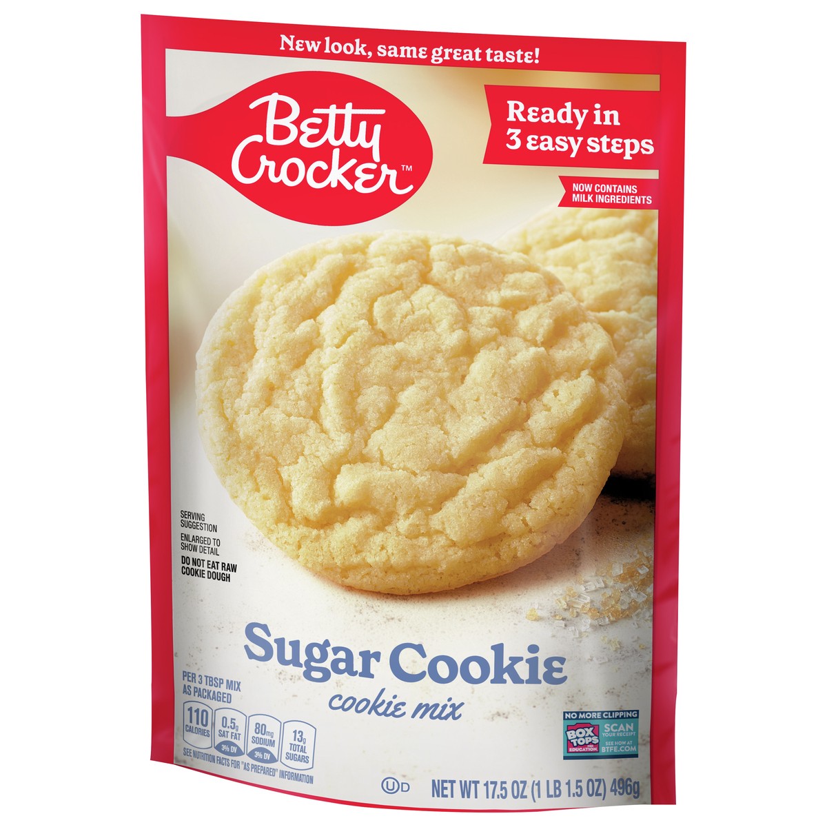 slide 3 of 9, Betty Crocker Sugar Cookies, Cookie Baking Mix, 17.5 oz, 17.5 oz
