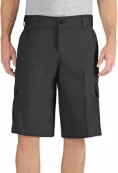 Dickies Men's Flex 13-Inch Relaxed Fit Cargo Short - Black