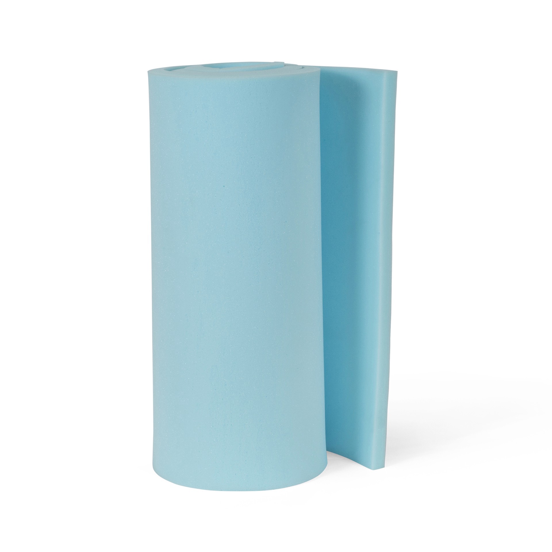 slide 3 of 4, Fairfield Foamology 1" Soft Support Cushion Foam, 24" X 72", 24 in x 72 in