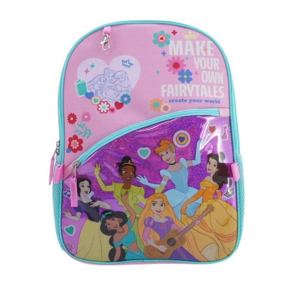 slide 5 of 7, Bioworld Princess Backpack With Removable Coin Purse/Printed Water Bottle/Key Chain/Lunch Bag, Multicolor, 1 ct