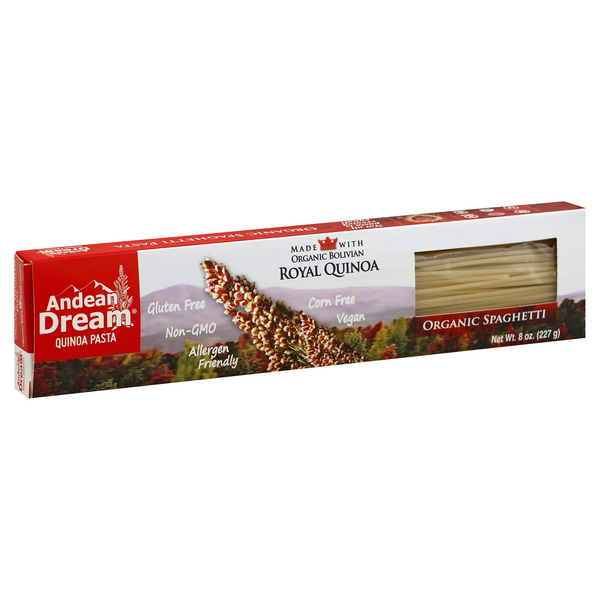 slide 1 of 1, Andean Dream Quinoa Pasta Organic Spaghetti, 8 oz