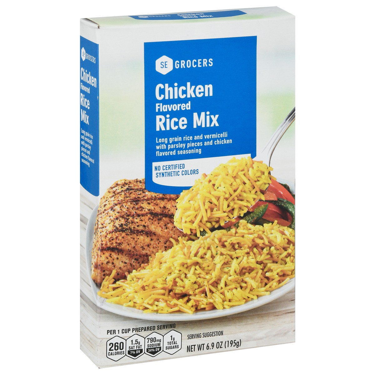 slide 9 of 11, SE Grocers Seasoned Rice Chicken, 6.9 oz
