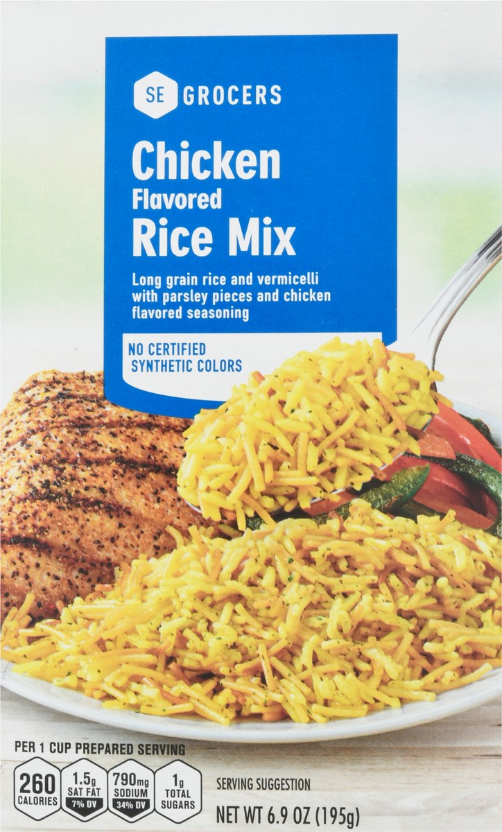 slide 11 of 11, SE Grocers Seasoned Rice Chicken, 6.9 oz