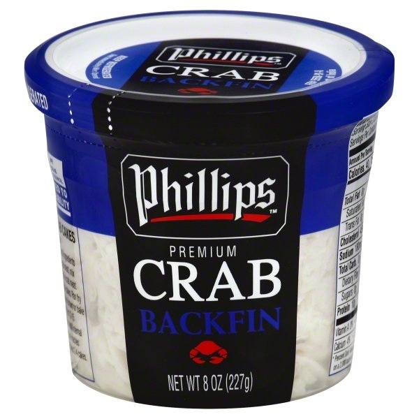 slide 1 of 1, Phillips Backfin Crab Meat, 8 oz