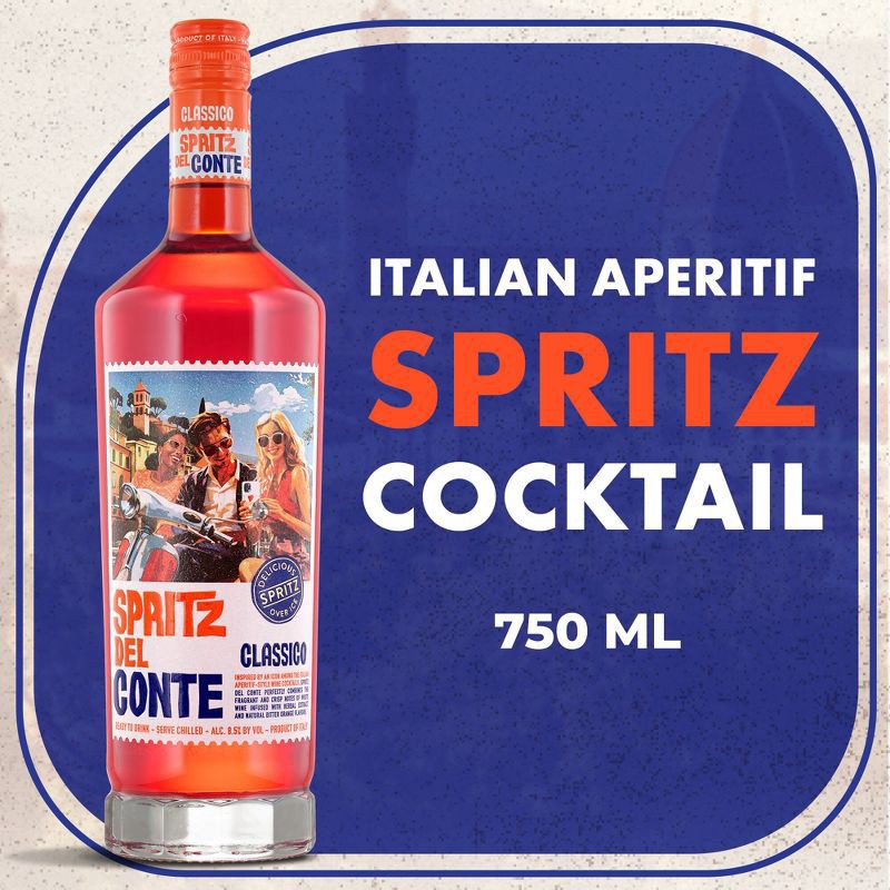 slide 3 of 8, Spritz del Conte Classico Wine Cocktail 750 ml, 750 ml