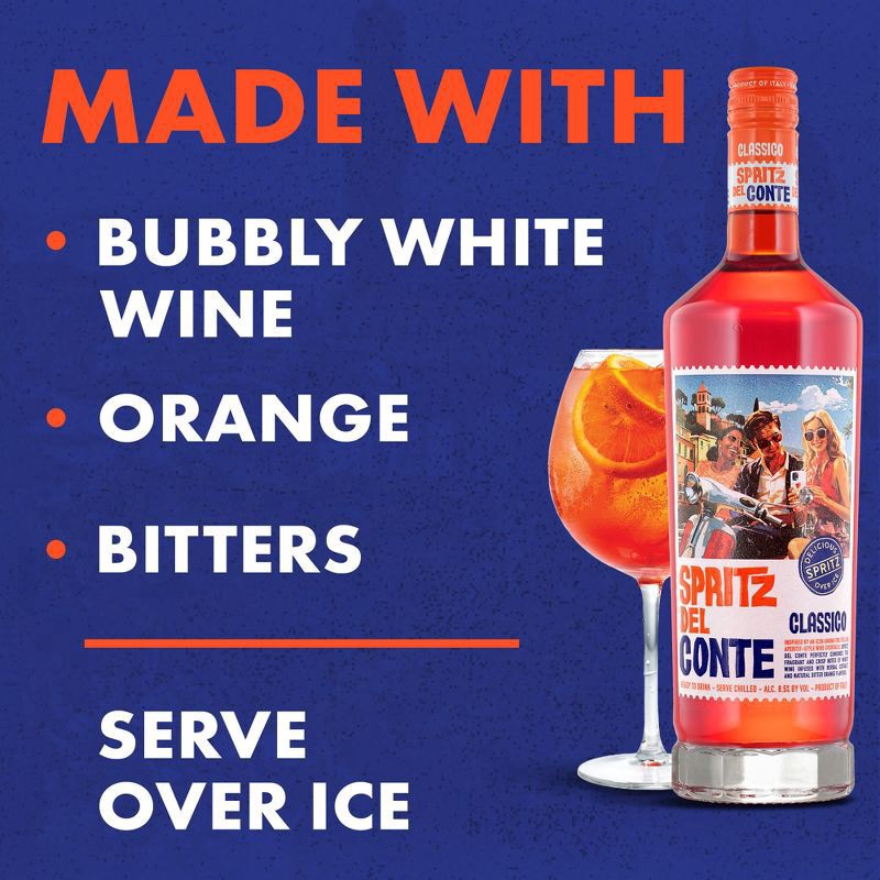 slide 6 of 8, Spritz del Conte Classico Wine Cocktail 750 ml, 750 ml