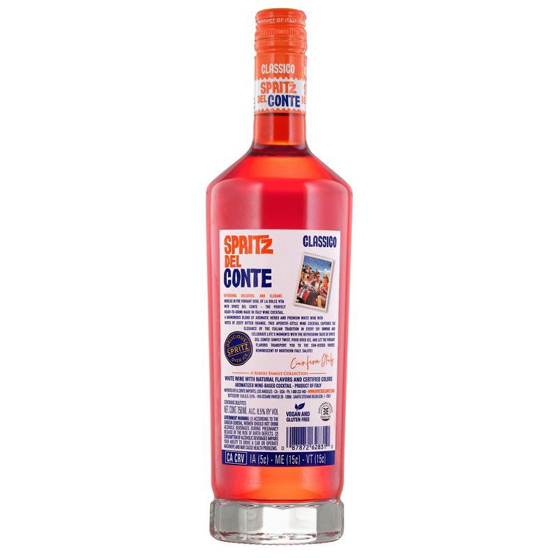 slide 2 of 8, Spritz del Conte Classico Wine Cocktail 750 ml, 750 ml