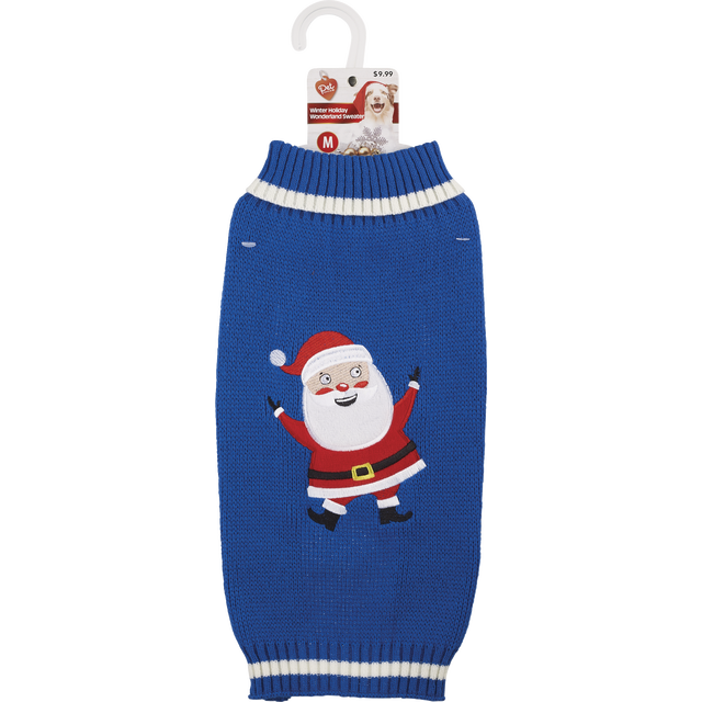 slide 1 of 1, Xmas Sweater Llama & Santa, 1 ct