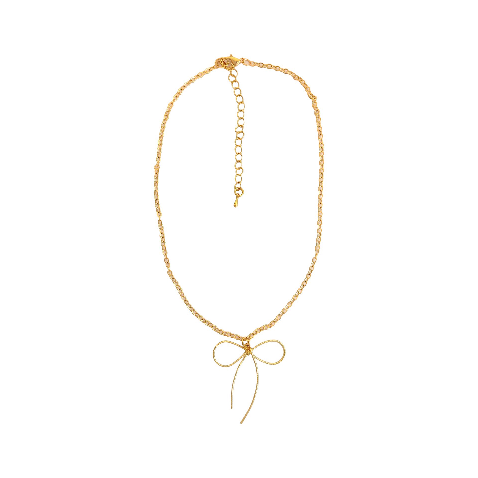 slide 3 of 3, Blue Moon Studio Gold-Colored Bow Charm, 36mm x 43mm