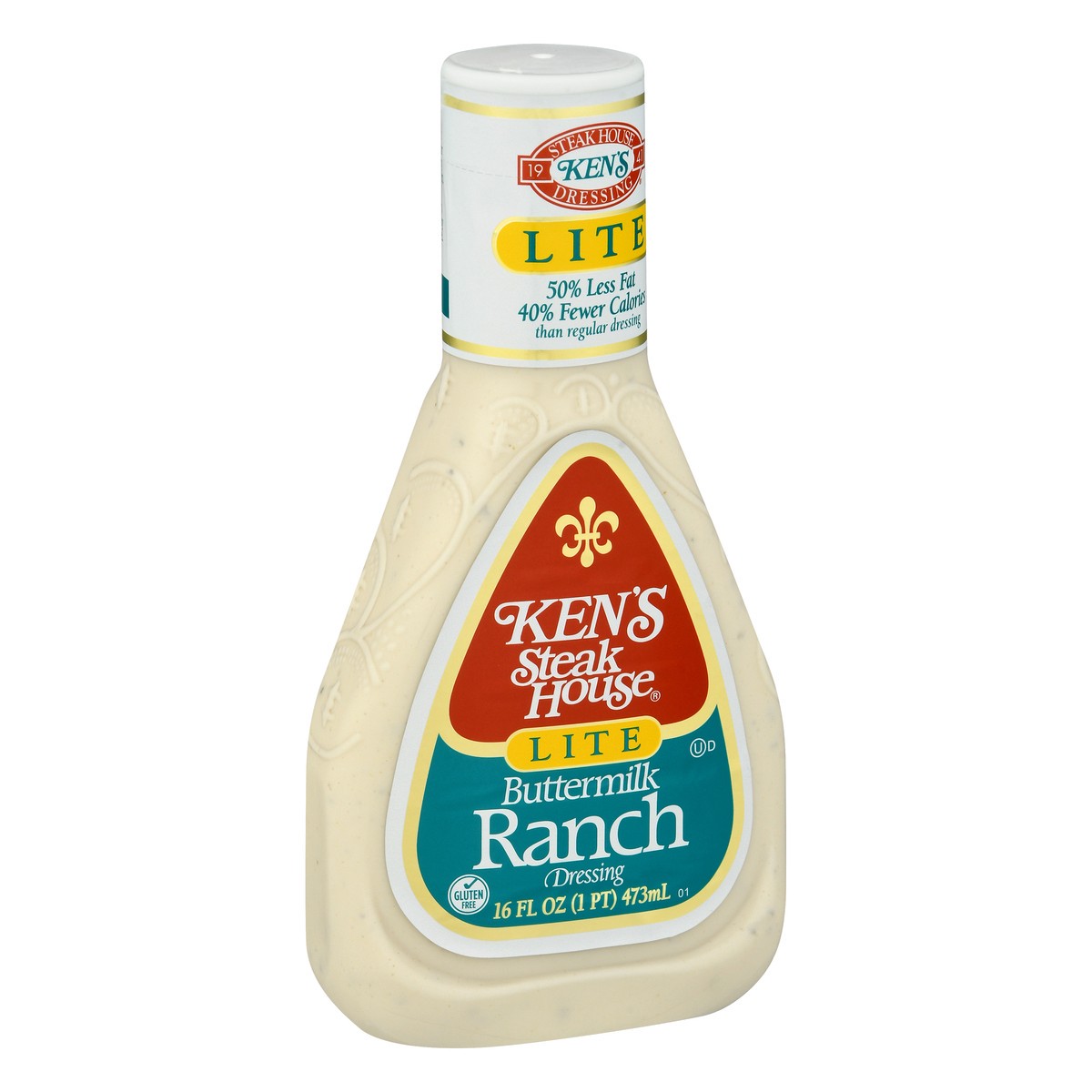 slide 10 of 12, Ken's Steak House Lite Buttermilk Ranch Dressing 16 fl oz, 16 fl oz