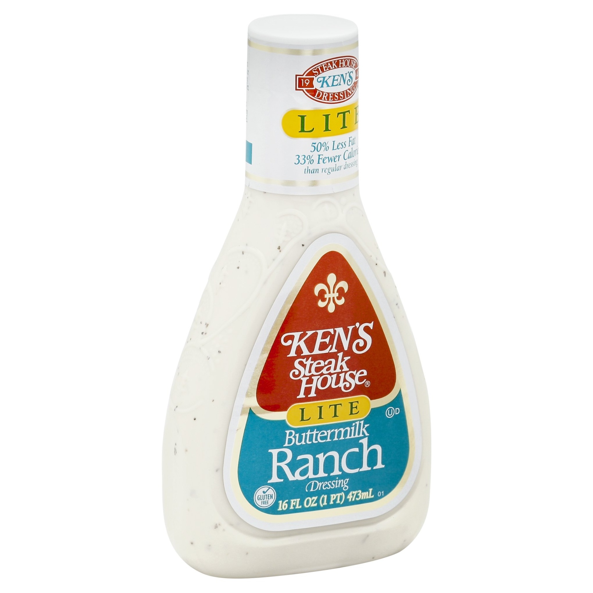 Ken's Steak House Lite Buttermilk Ranch Salad Dressing Shipt