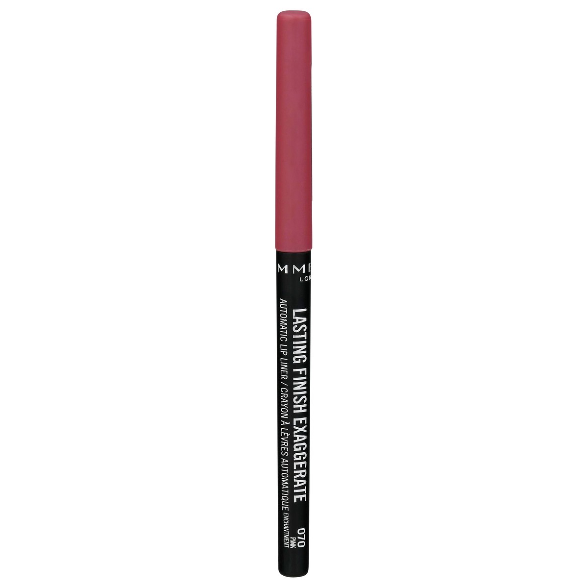 slide 9 of 12, Rimmel London Pink Enchantment 070 Lasting Finish Exaggerate Automatic Lip Liner 0.012 oz, 1 ct