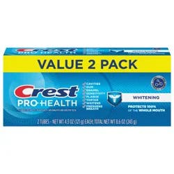 Crest Pro-Health Whitening Gel Toothpaste Twin Pack