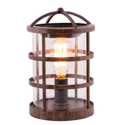Oak And Rye Adelaide Edison Wax Warmer - Brown/Transparent