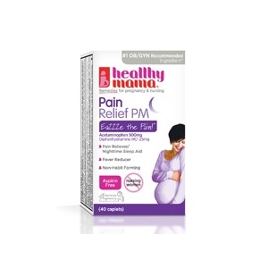 slide 1 of 1, Healthy Mama Pain Reliever & Nighttime Sleep Aid 40 ea, 40 ct