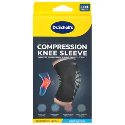Dr. Scholl's Compression Knee Sleeve L/XL 1 ea