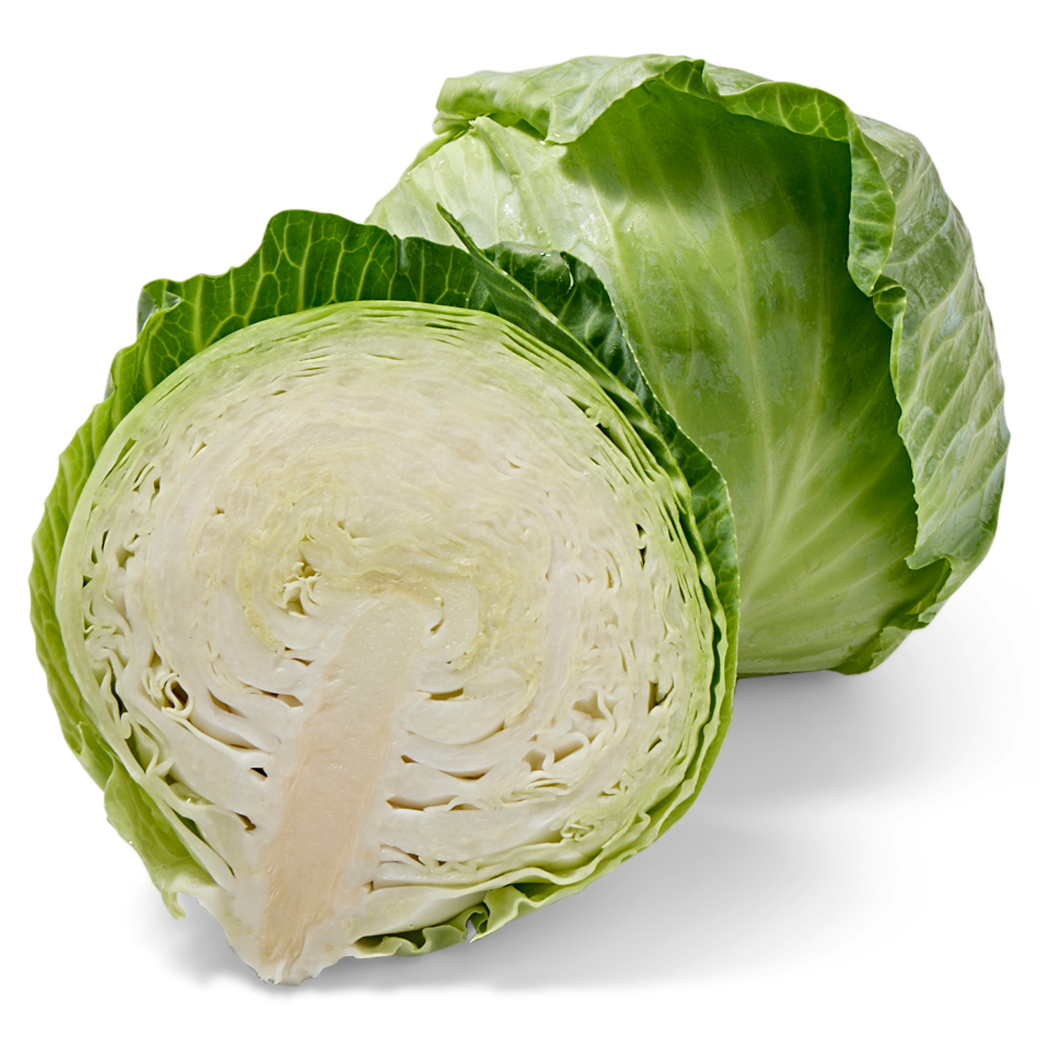 slide 1 of 2, FRESH FROM MEIJER Green Cabbage, Lb, 1 ct