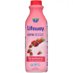 Lifeway Strawberry Low Fat Milk Smoothie Kefir