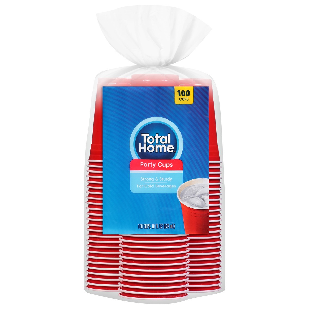 slide 14 of 14, Total Home 18 Oz Party Cups, 100 Ct, 1 ct