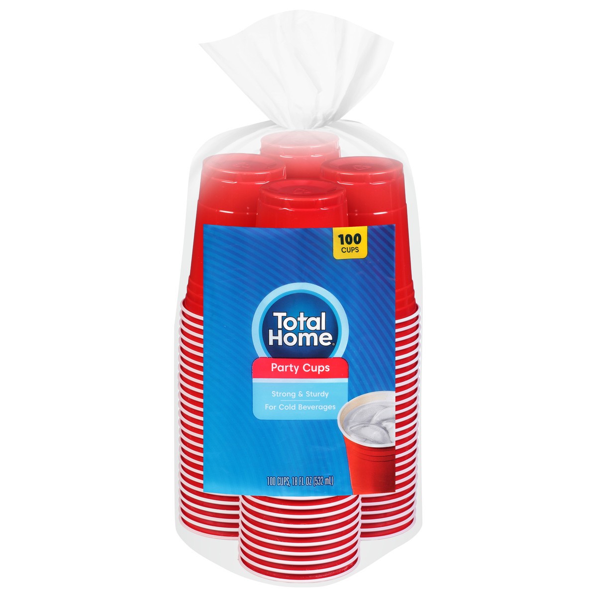 slide 12 of 14, Total Home 18 Oz Party Cups, 100 Ct, 1 ct