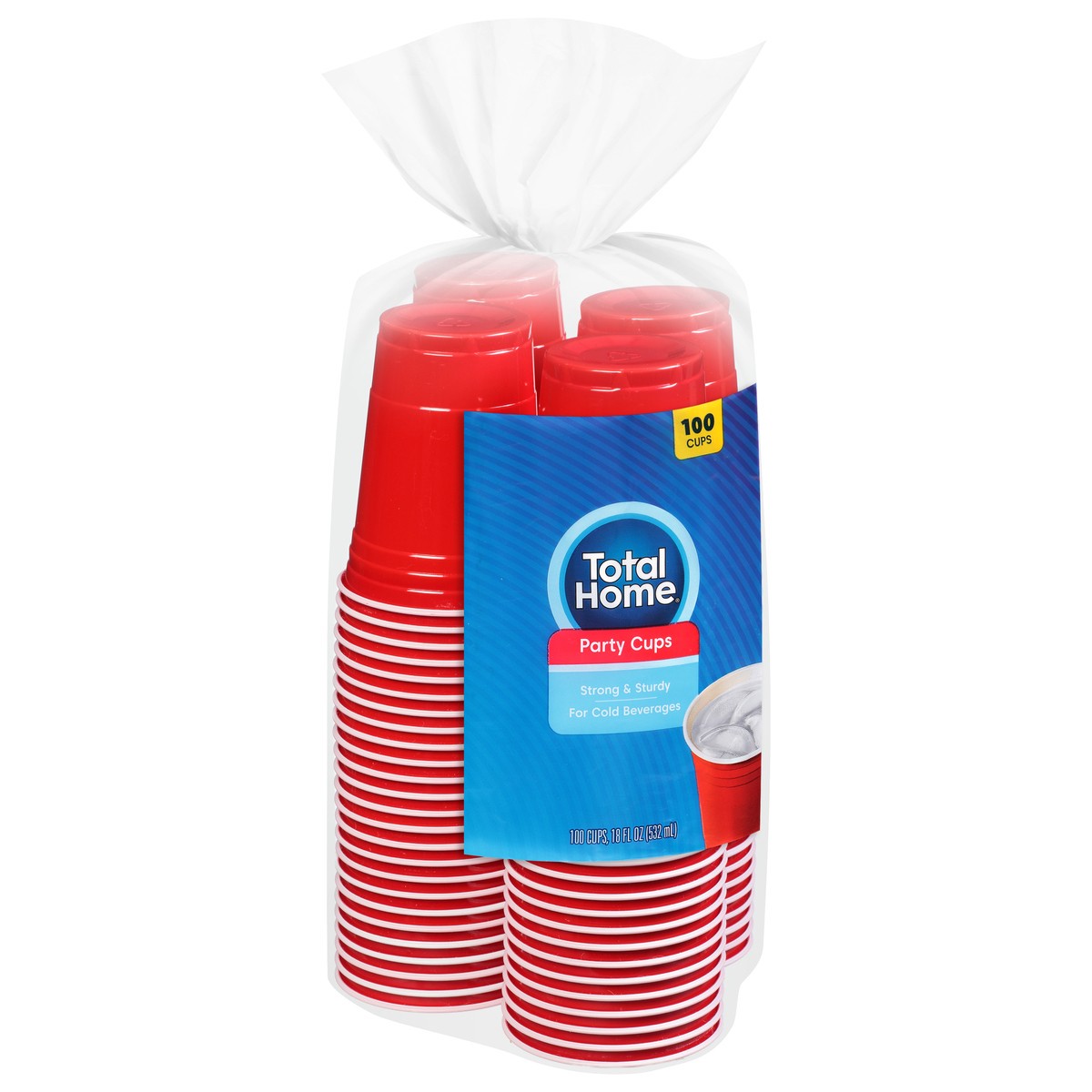 slide 8 of 14, Total Home 18 Oz Party Cups, 100 Ct, 1 ct