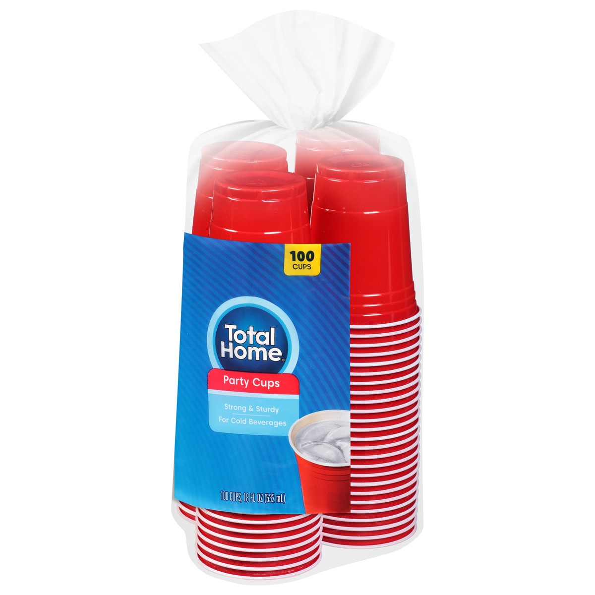 slide 11 of 14, Total Home 18 Oz Party Cups, 100 Ct, 1 ct