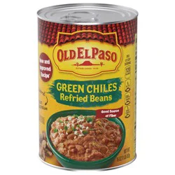 Old El Paso Green Chiles Refried Beans, 16 oz.