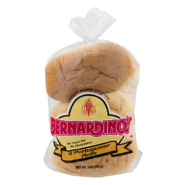 slide 1 of 1, Bernardino's Portuguese Rolls, 14 oz