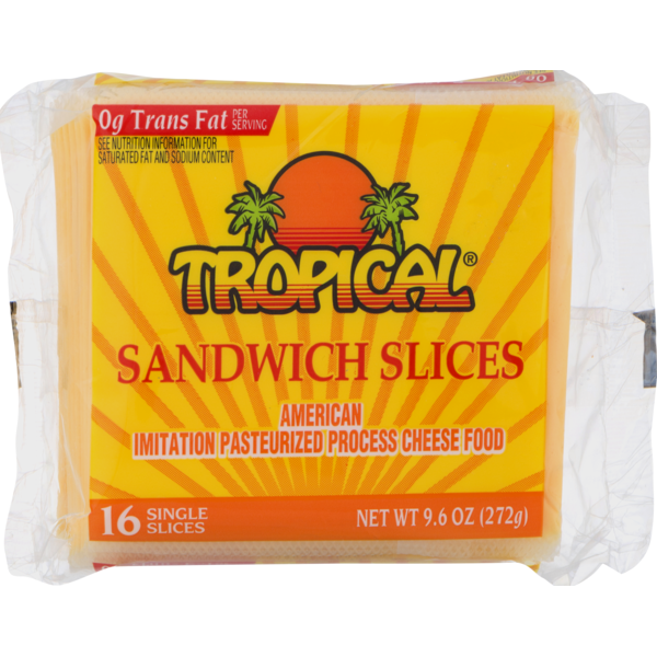 slide 1 of 1, Tropical American Sandwich Slices, 9.6 oz