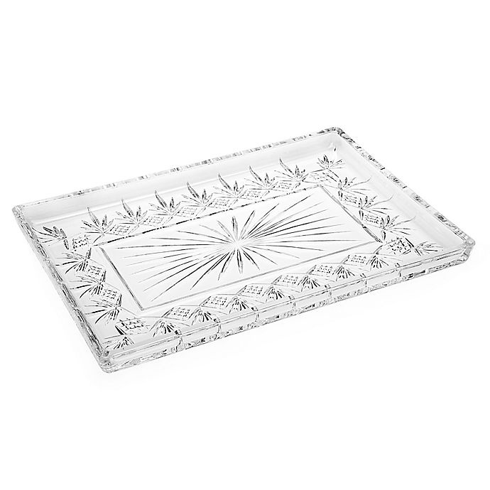 slide 1 of 1, Godinger Dublin Glass Vanity Tray, 1 ct