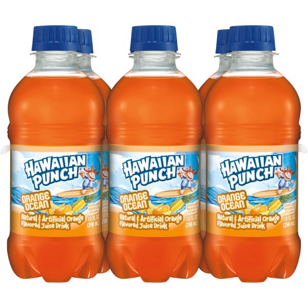 slide 2 of 25, Hawaiian Punch Orange Ocean, 10 fl oz bottles, 6 pack, 6 ct