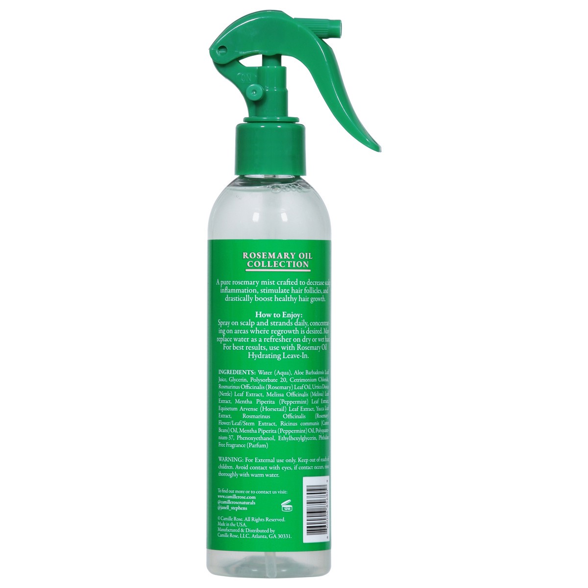 slide 3 of 13, Camille Rose Rosemary Water Daily Strengthening Mist 8 fl oz, 8 oz