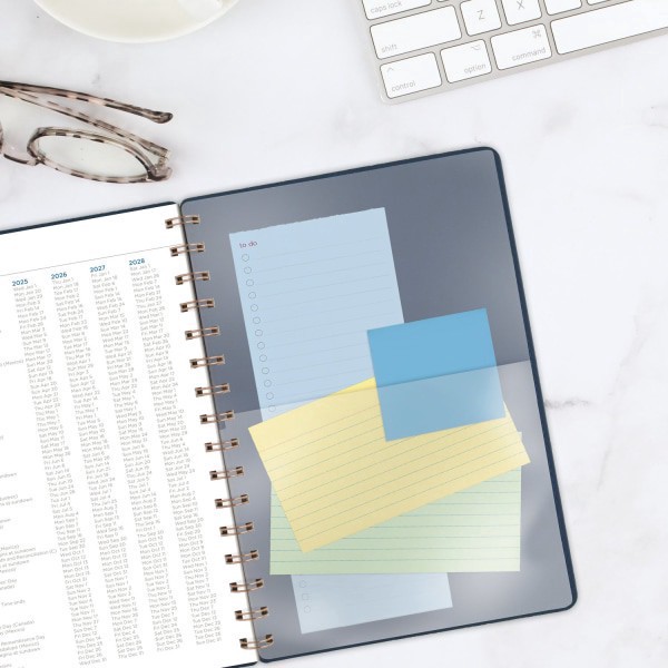 slide 6 of 10, AT-A-GLANCE® Signature Collection Academic 2025-2026 Weekly Monthly Planner, Navy, Small, 5"" x 8"", 1 ct