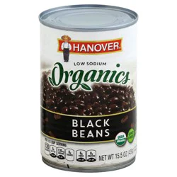 Hanover Black Beans Org - 15.5 oz
