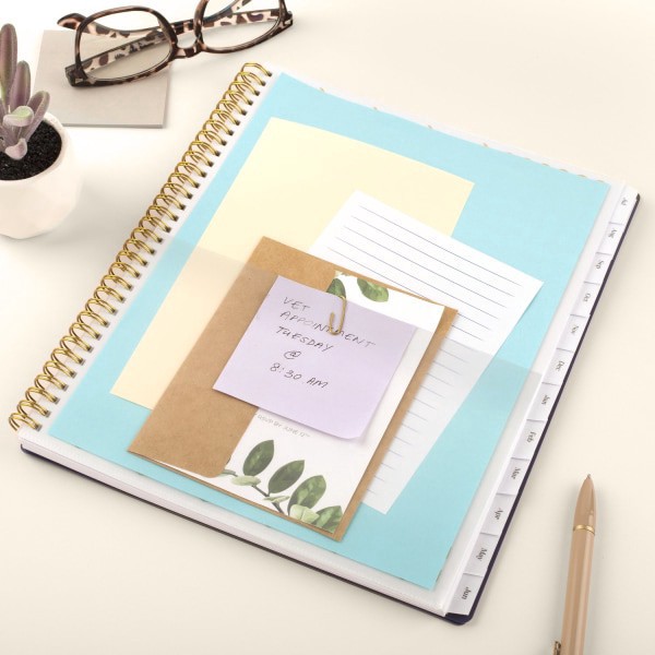 slide 8 of 9, Cambridge® WorkStyle® Classic Academic 2025-2026 Weekly Monthly Planner, Future Dusk, Large, 8 1/2"" x 11"", 1 ct