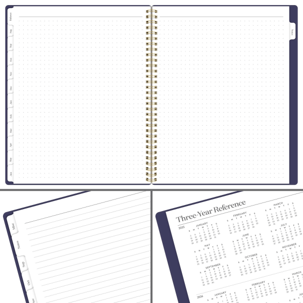slide 9 of 9, Cambridge® WorkStyle® Classic Academic 2025-2026 Weekly Monthly Planner, Future Dusk, Large, 8 1/2"" x 11"", 1 ct