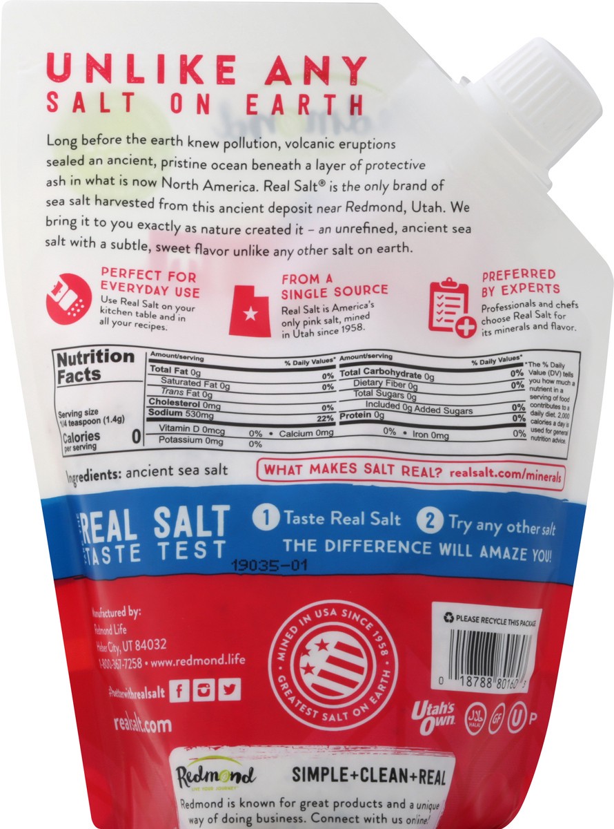 slide 2 of 8, Redmond RealSalt Gourmet Kosher Sea Salt, 16 oz