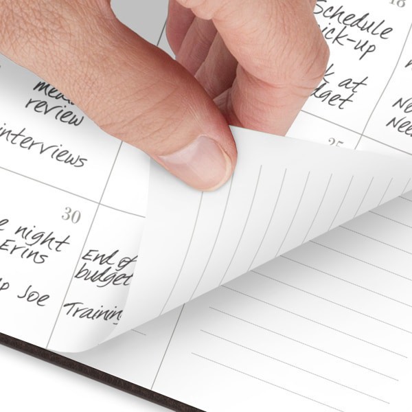 slide 2 of 10, AT-A-GLANCE® Signature Collection Academic 2025-2026 Weekly Monthly Planner, Brown, Small, 5"" x 8"", 1 ct