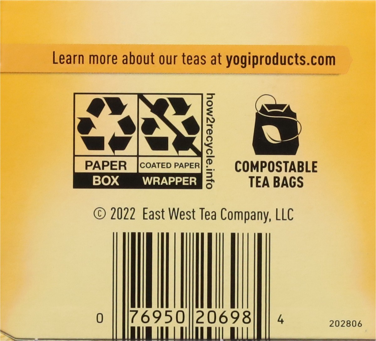 slide 6 of 9, Yogi Tea Sweet Clementine Stress Support, Organic Herbal Tea Bags, 16 Count, 16 ct
