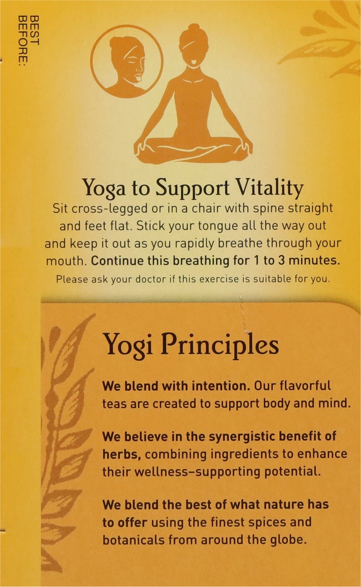 slide 3 of 9, Yogi Tea Sweet Clementine Stress Support, Organic Herbal Tea Bags, 16 Count, 16 ct