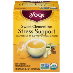 Yogi Sweet Clementine Stress Support 16 Tea Bags