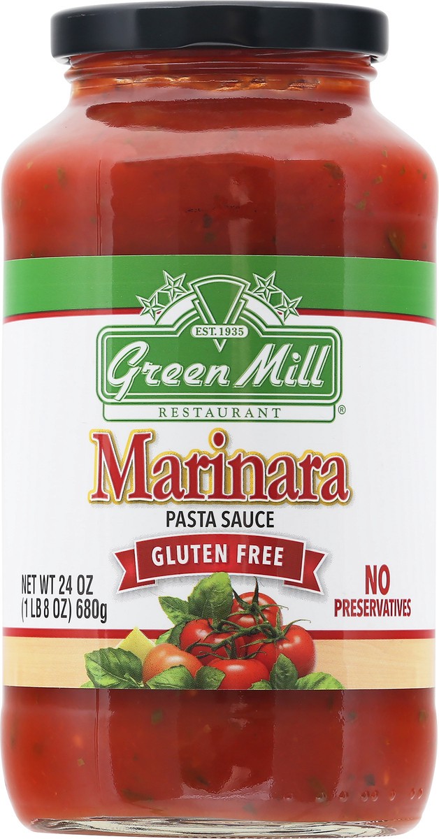 slide 6 of 9, Green Mill Marinara Pasta Sauce, 24 oz