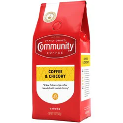 Community Coffee Coffee, Coffee & Chicory, Ground
