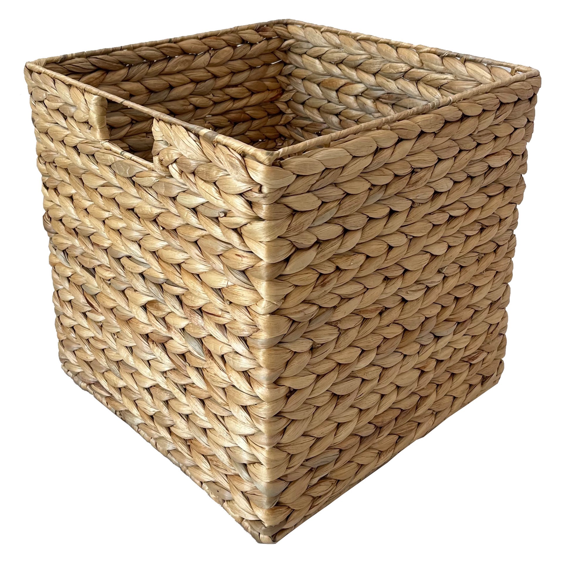 slide 3 of 3, Large Natural Cube Basket By Ashland, 15 in x 15 in x 15 in