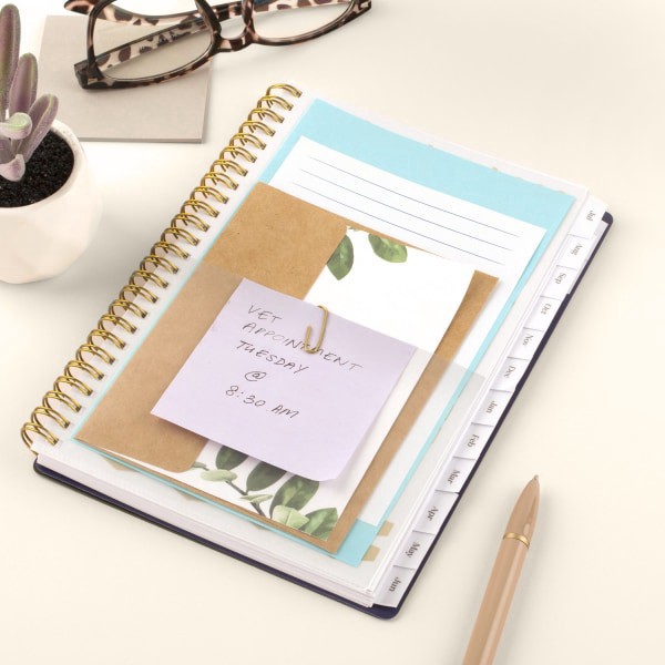 slide 2 of 9, Cambridge® WorkStyle® Classic Academic 2025-2026 Weekly Monthly Planner, Future Dusk, Small, 5 1/2"" x 8 /12"", 1 ct