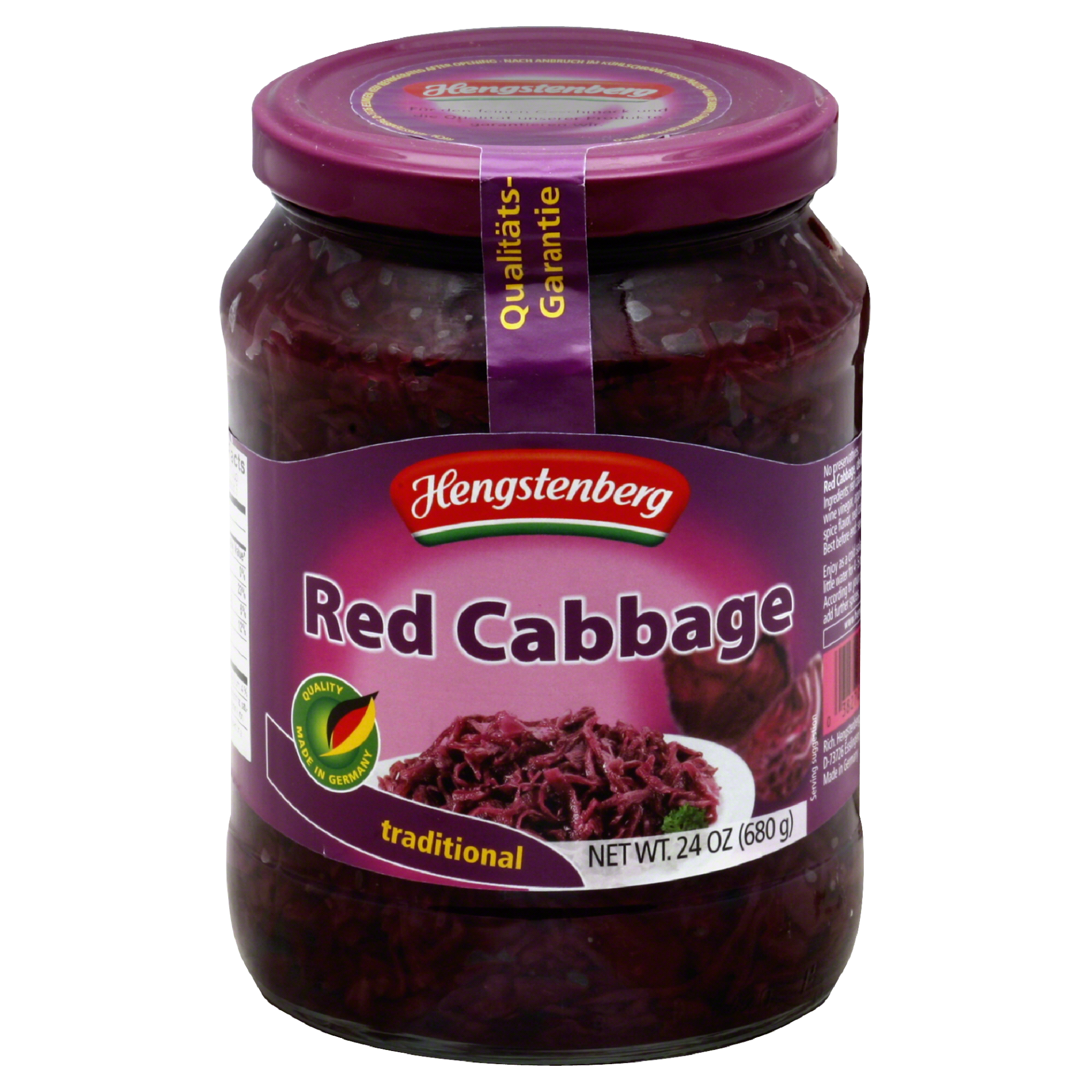 slide 1 of 1, Hengstenberg Traditional Red Cabbage, 24.3 oz