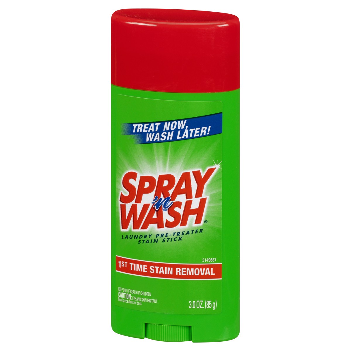 slide 3 of 9, Spray 'n Wash Pre-Treat Laundry Stain Stick, 3oz Stick, 3 oz