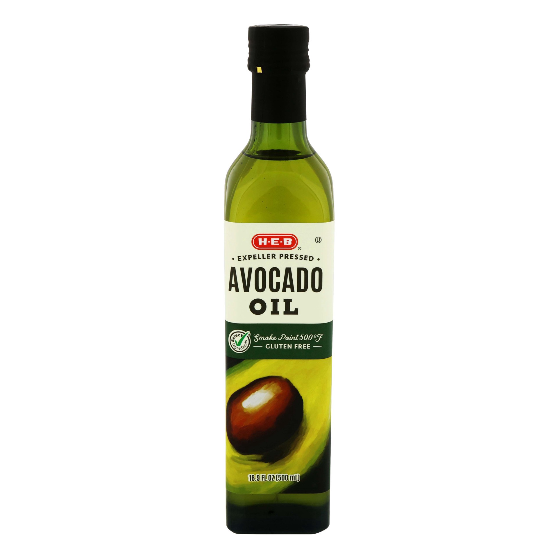 slide 1 of 1, H-E-B Expeller Pressed Avocado Oil, 16.9 oz